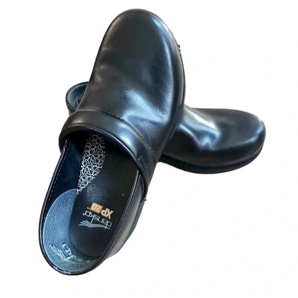 Dansko XP 2.0 Black Leather Clog Size EU 41, US 10.5-11 GUC - Picture 1 of 12